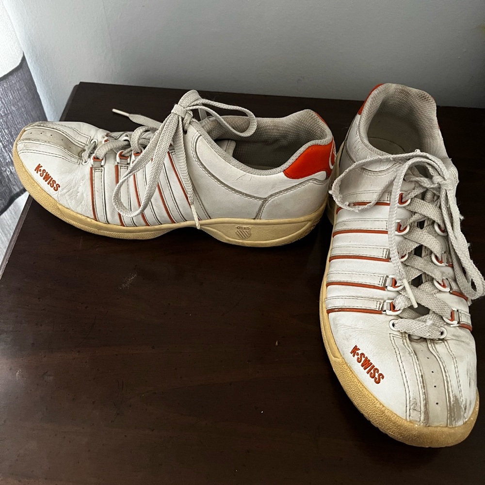 K-Swiss worn sneakers